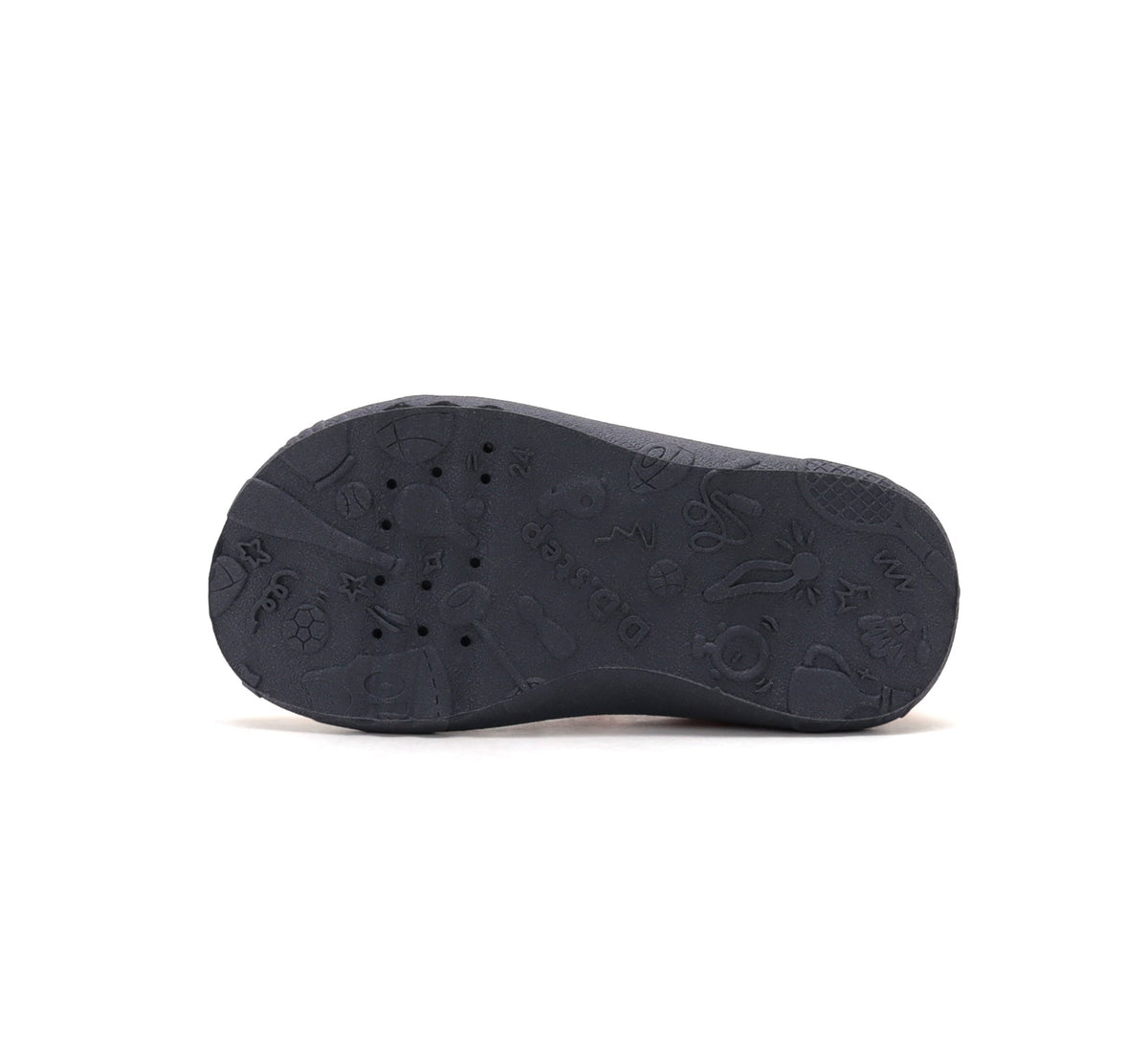 D.D.Step pantofi baieti Barefoot de interior din panza 20-31 Orange cu minge