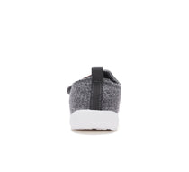 D.D.Step pantofi baieti Barefoot de interior din panza 20-25 Dove Grey cu elefant