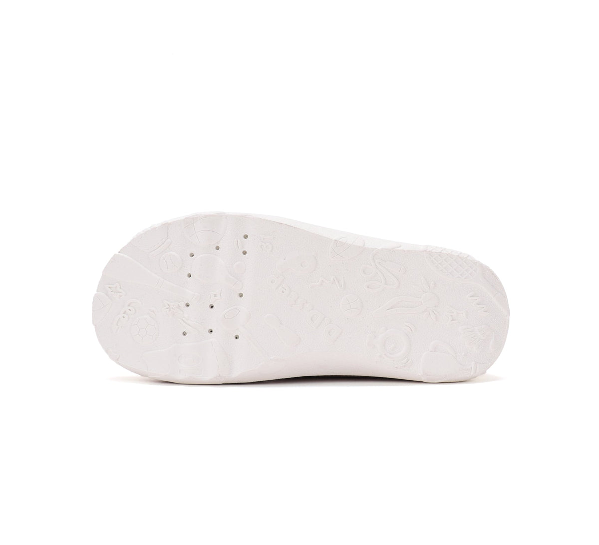 D.D.Step pantofi fete Barefoot de interior din panza 20-25 Cream cu cerb