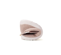 D.D.Step pantofi fete Barefoot de interior din panza 20-25 Cream cu cerb