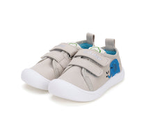 D.D.Step tenisi baieti din panza 22-27 Dark Grey cu elefant