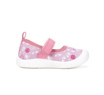D.D.Step tenisi fete decupati din panza 28-33 Daisy Pink Skate