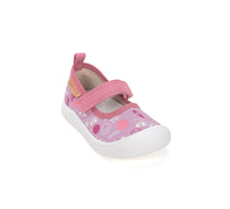 D.D.Step tenisi fete decupati din panza 28-33 Daisy Pink Skate