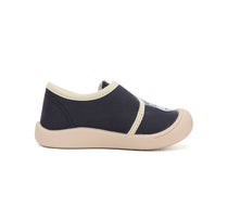 D.D.Step tenisi baieti din panza 22-27 Royal Blue cu Hippo