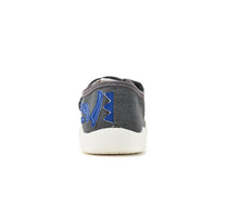 D.D.Step tenisi baieti din panza SUN REACTIVE 22-33 Marine Grey cu dino