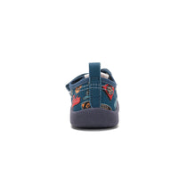 D.D.Step tenisi baieti din panza 22-33 Aero Blue cu Football