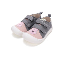 D.D.Step tenisi fete din panza 22-27 Metallic Grey cu iepuras