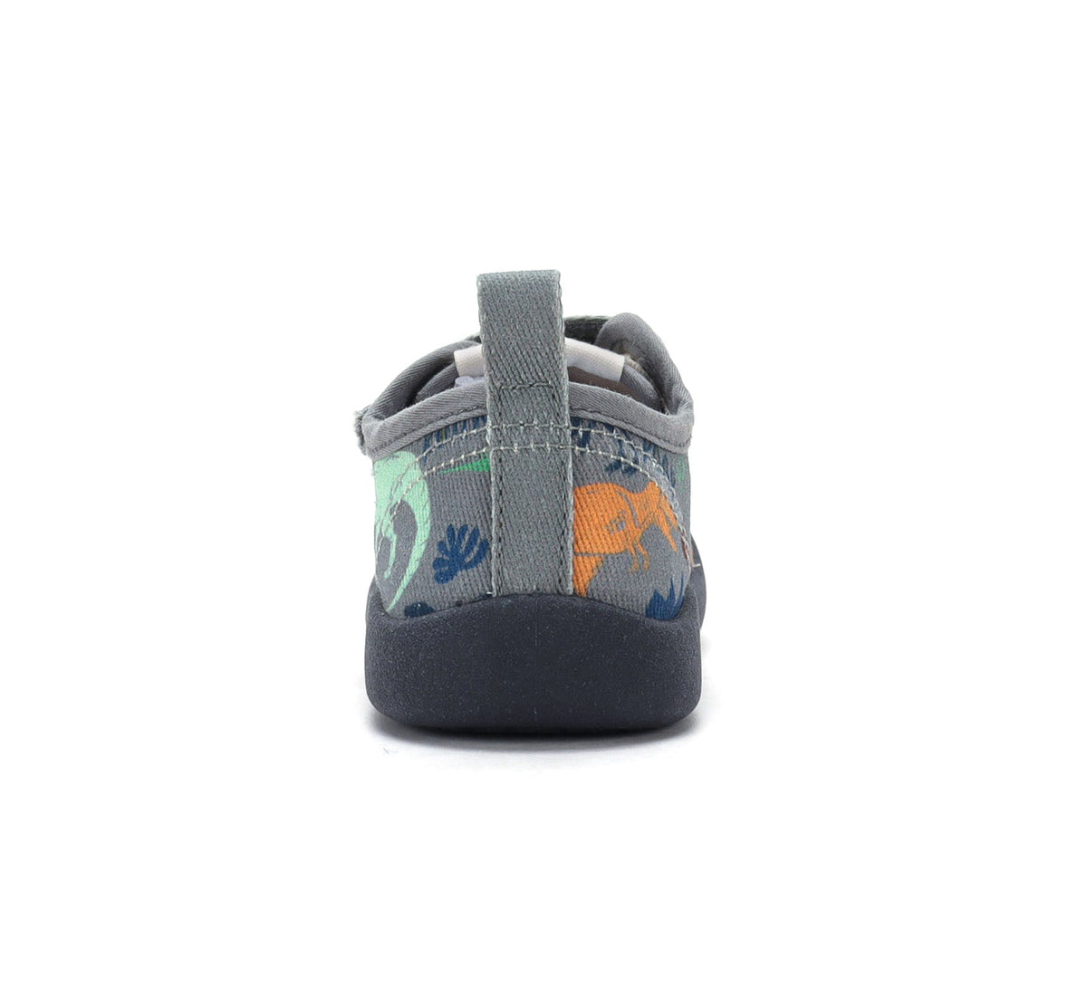 D.D.Step tenisi baieti din panza 22-33 Marine Grey cu dinozauri