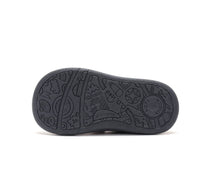 D.D.Step tenisi baieti din panza 22-33 Marine Grey cu dinozauri