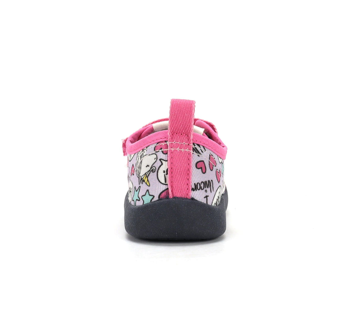 D.D.Step tenisi fete din panza 22-33 Lila cu unicorn