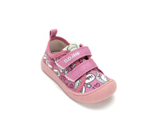 D.D.Step tenisi fete din panza 22-33 Strawberry cu unicorn