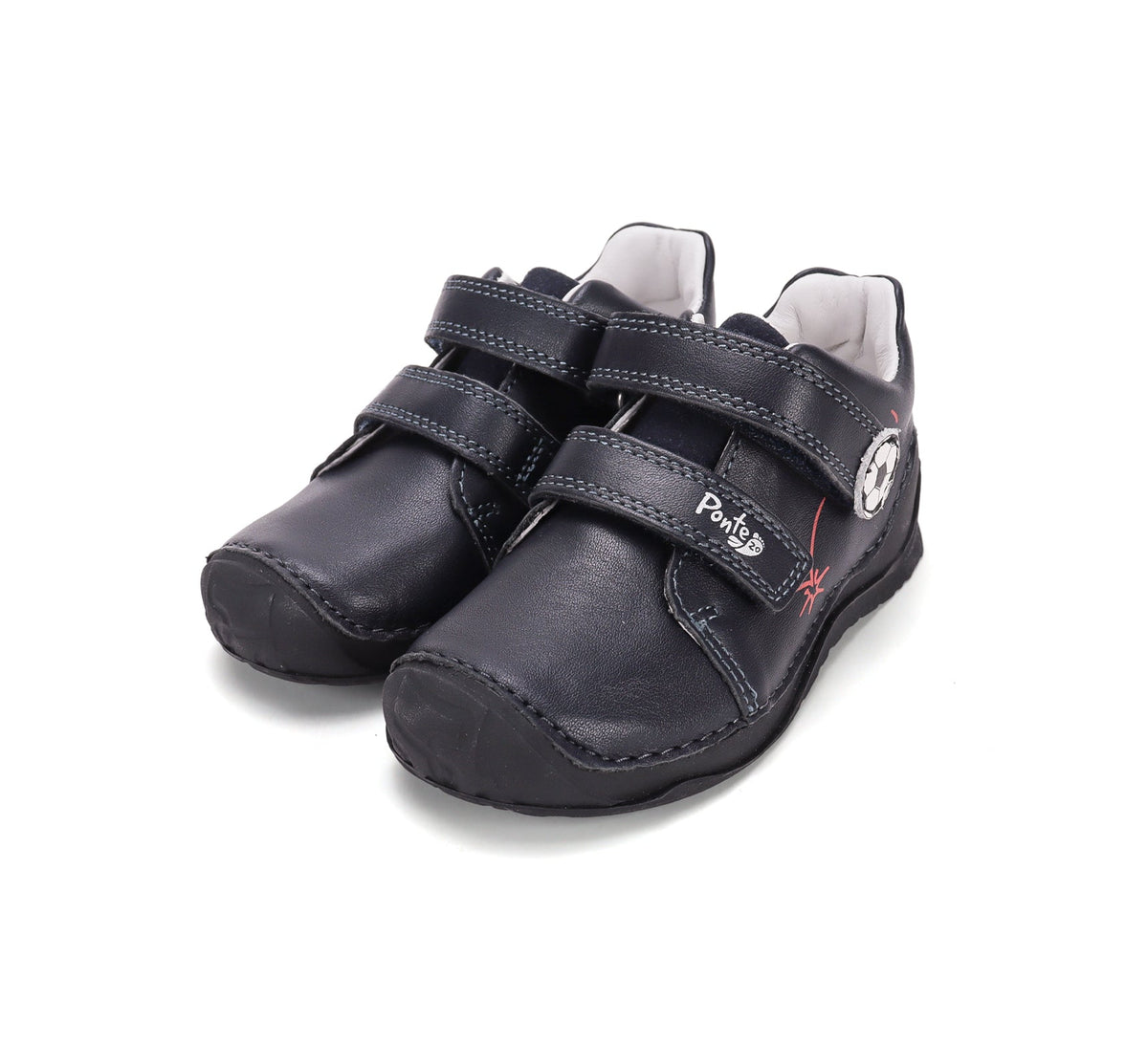 D.D.Step pantofi baieti Ponte20 supinati 22-33 Royal Blue cu minge