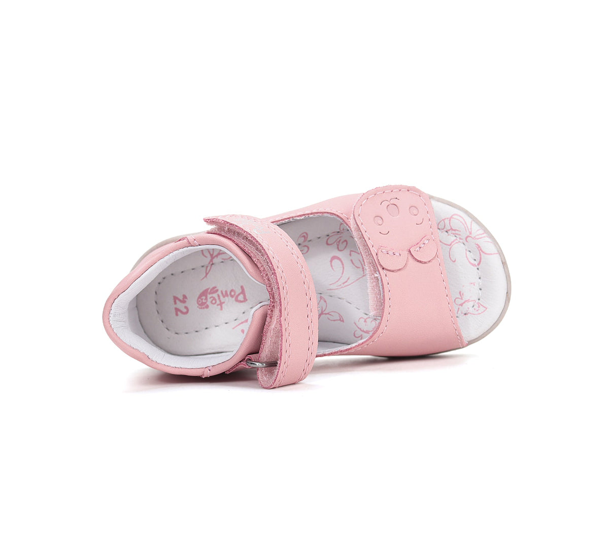 D.D.Step sandale fete Ponte20 supinati 22-27 Baby Pink cu ursulet