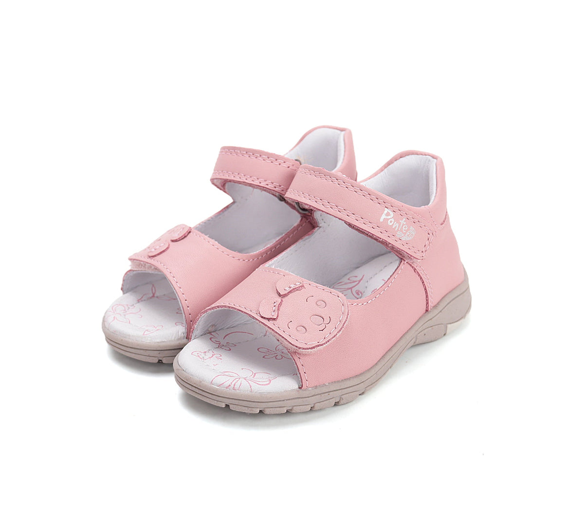 D.D.Step sandale fete Ponte20 supinati 22-27 Baby Pink cu ursulet