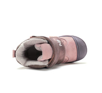 D.D.Step pantofi fete Ponte20 supinati imblaniti 22-33 Rose Gold cu maro