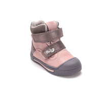 D.D.Step pantofi fete Ponte20 supinati imblaniti 22-33 Rose Gold cu maro