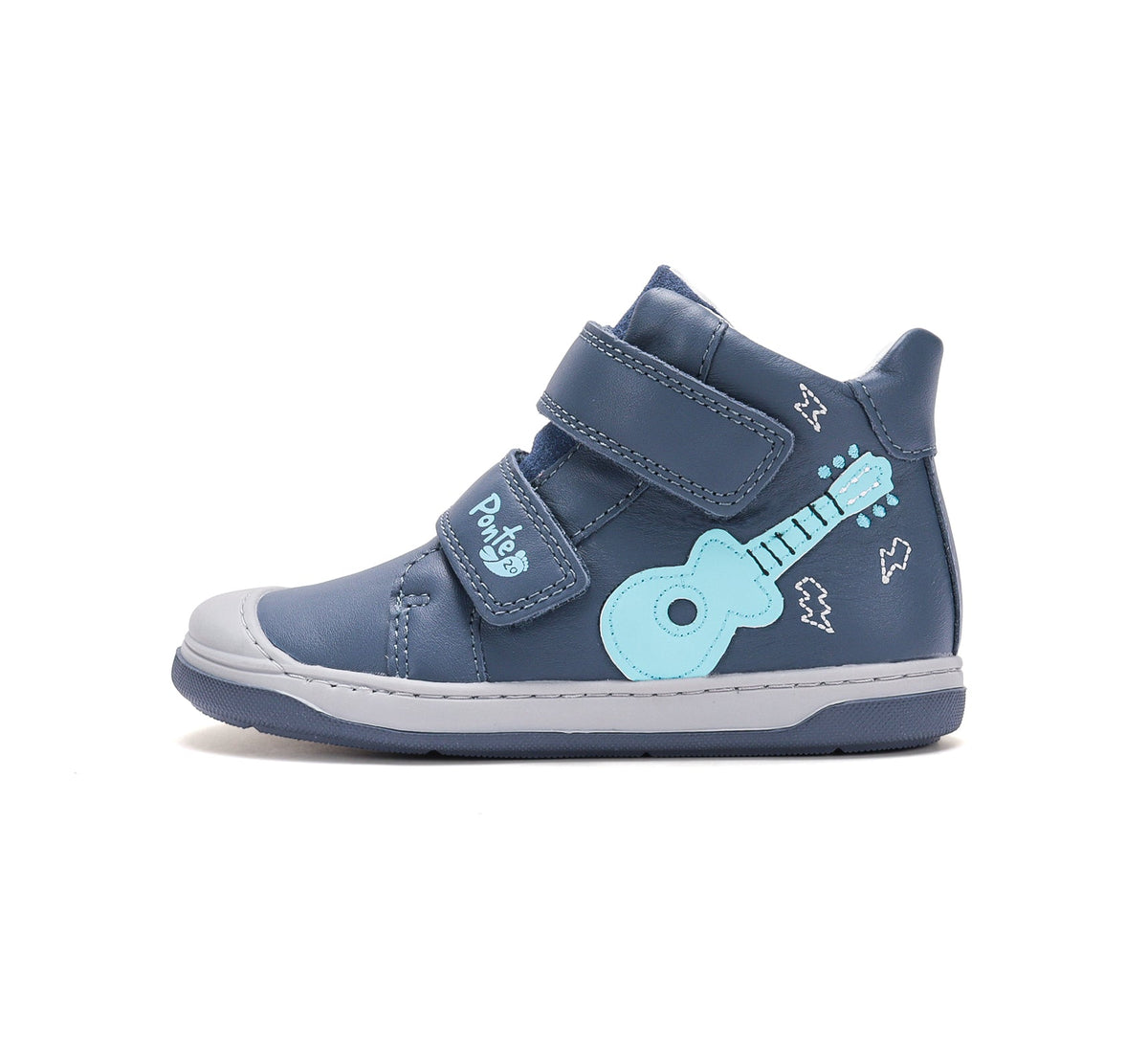 D.D.Step pantofi baieti Ponte20 supinati 28-33 Marine cu chitara