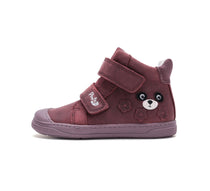 D.D.Step pantofi fete Ponte20 supinati 22-27 Raspberry cu ursulet