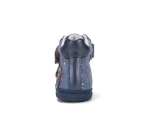 D.D.Step pantofi fete Ponte20 supinati 22-33 Cobalt cu inimioare