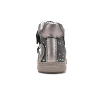 D.D.Step pantofi fete Ponte20 supinati 22-33 Metallic Grey cu inimioare