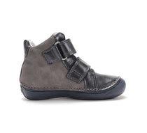 D.D.Step pantofi baieti Ponte20 supinati 24-35 Marine grey cu albastru