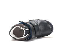 D.D.Step pantofi baieti Ponte20 supinati 24-35 Marine grey cu albastru