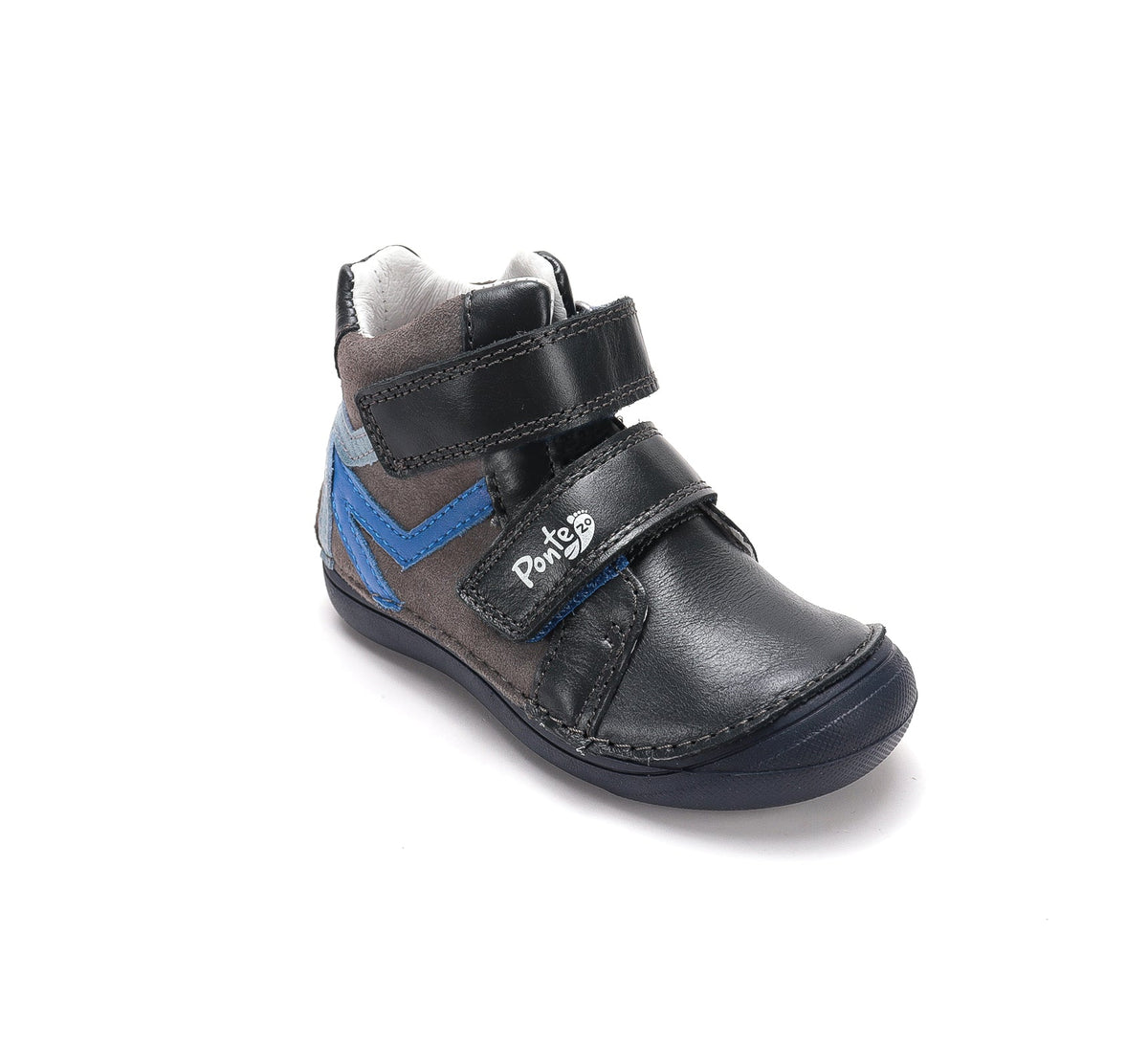 D.D.Step pantofi baieti Ponte20 supinati 24-35 Marine grey cu albastru