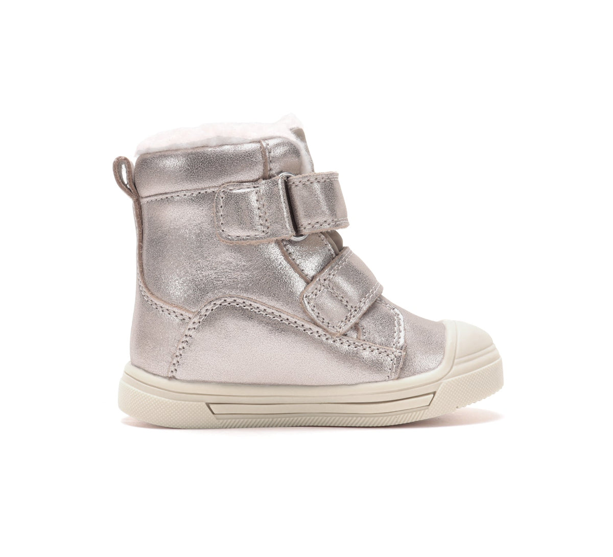 D.D.Step ghete fete imblanite Ponte20 supinati Aqua-Tex 22-27 Champagne cu om de zapada