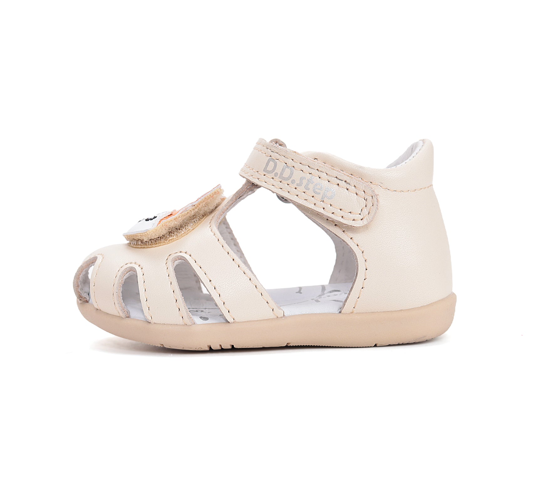 D.D.Step sandale baieti 18-25 Cream cu vulpe Imagine secundară a produsului
