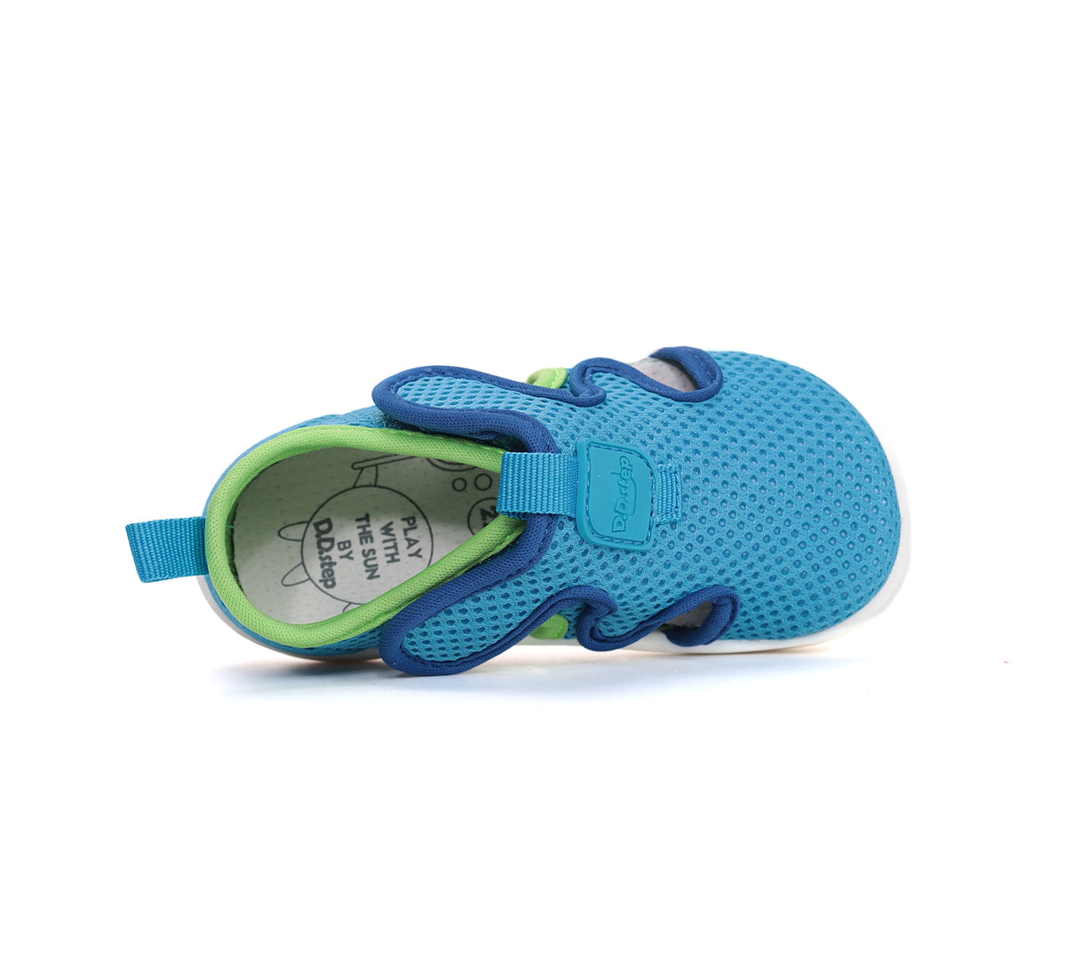D.D.Step sandale baieti Barefoot Quick Dry 22-33 Aero Blue