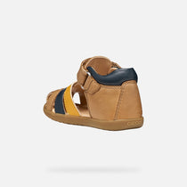 Geox sandale baieti Macchia Baby 18-26 Whisky/Navy