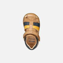 Geox sandale baieti Macchia Baby 18-26 Whisky/Navy