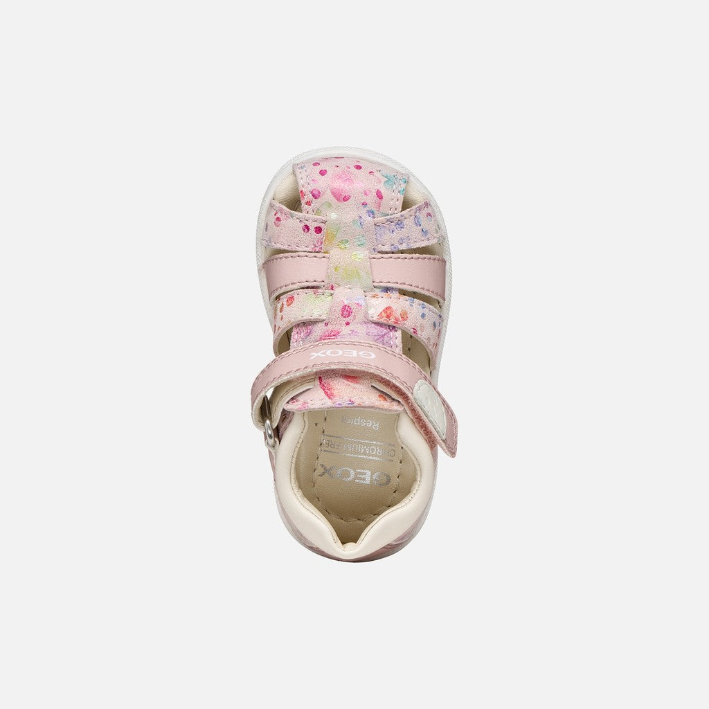 Geox sandale fete Macchia Baby 18-26 Light Rose/Multicolor