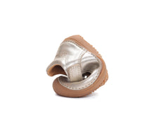 D.D.Step pantofi fete decupati Barefoot 25-30 Gold