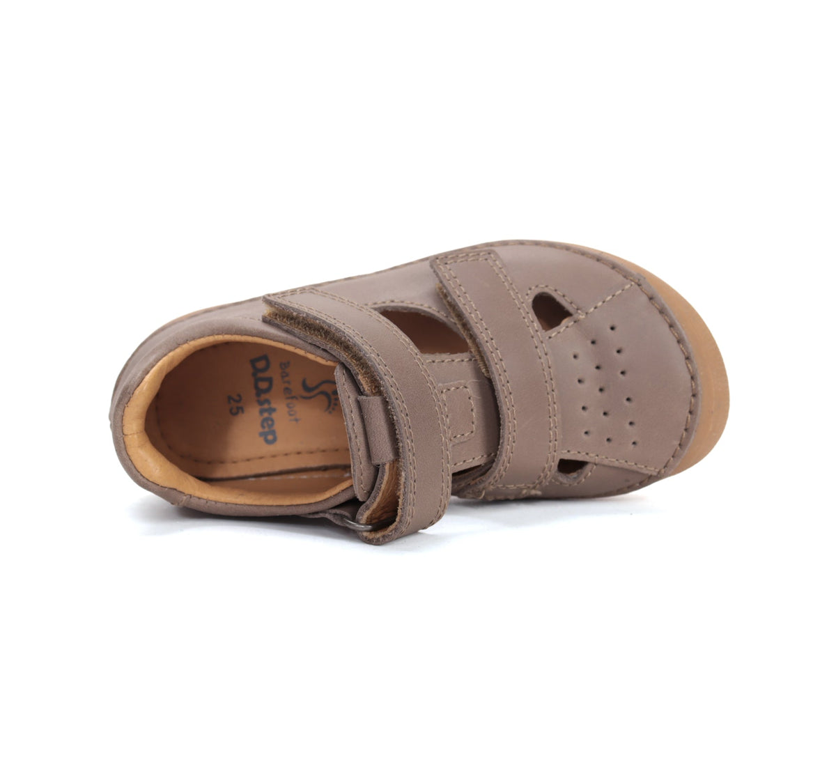 D.D.Step pantofi baieti decupati Barefoot 26-31 Chocolate
