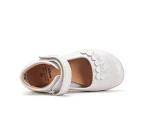 D.D.Step pantofi fete decupati 26-35 White cu inimioare aplicate