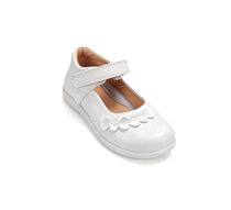 D.D.Step pantofi fete decupati 26-35 White cu inimioare aplicate