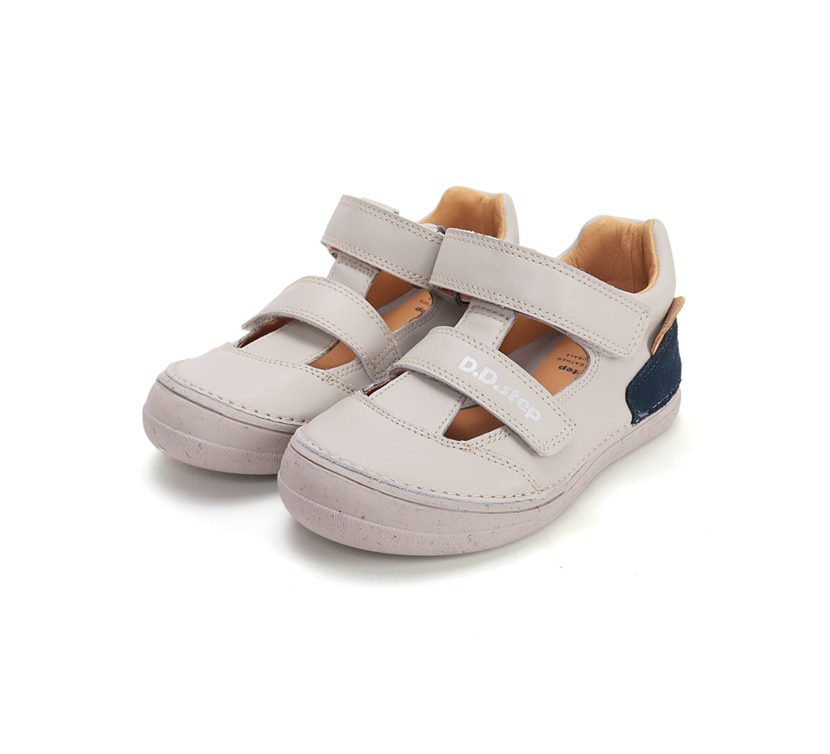 D.D.Step pantofi baieti decupati 26-31 Cream Imagine principală a produsului