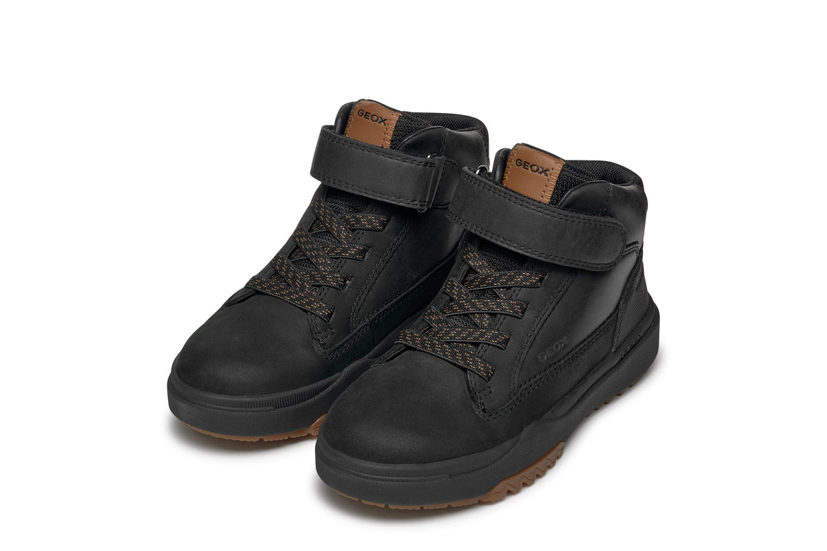 Geox ghete baieti captusite BUNSHEE AmphibioxTEX Waterproof 28-39 Black