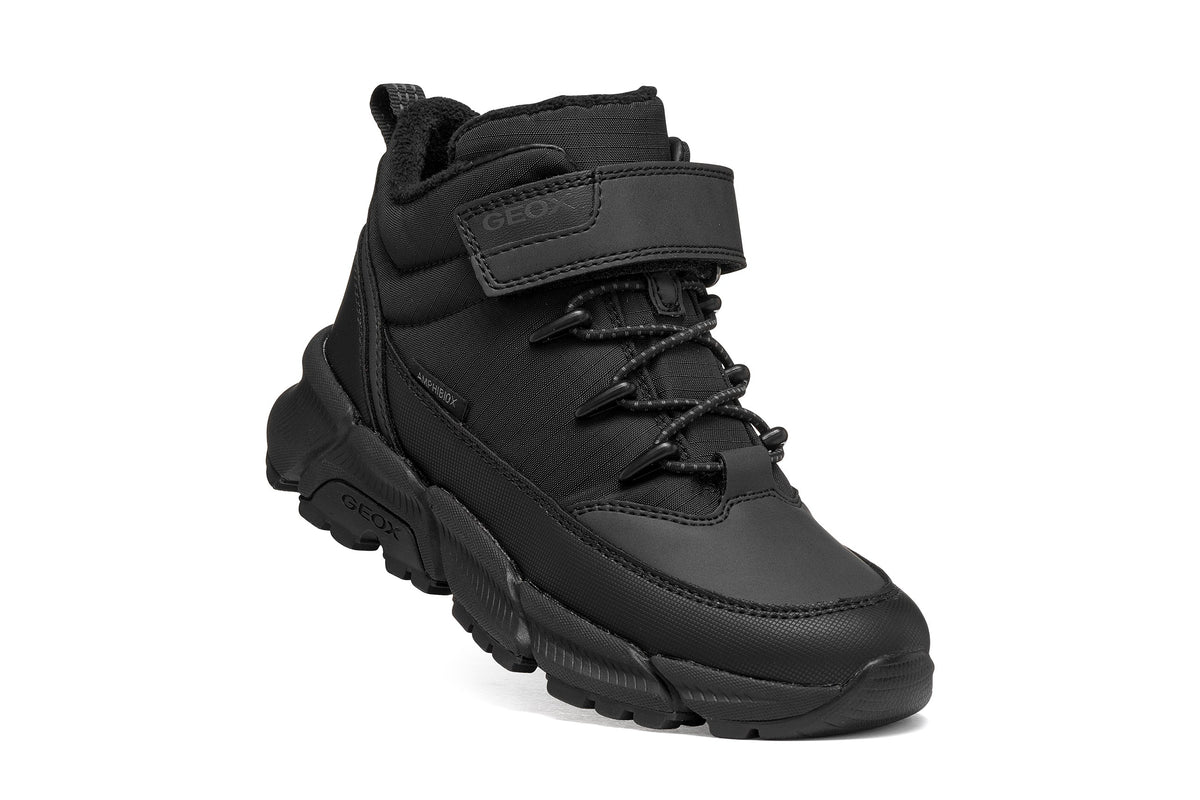 Geox ghete baieti captusite FLEXYPER PLUS AmphibioxTEX Waterproof 28-38 Black