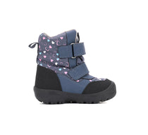 D.D.Step ghete fete Aqua-Tex captusite 22-33 Royal Blue cu inimioare