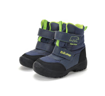 D.D.Step ghete baieti Aqua-Tex captusite 22-33 Royal Blue cu urs polar