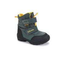 D.D.Step ghete baieti Aqua-Tex captusite 28-33 Emerald cu urs polar