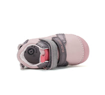 D.D.Step pantofi fete Primii pasi 19-24 Baby Pink cu Koala