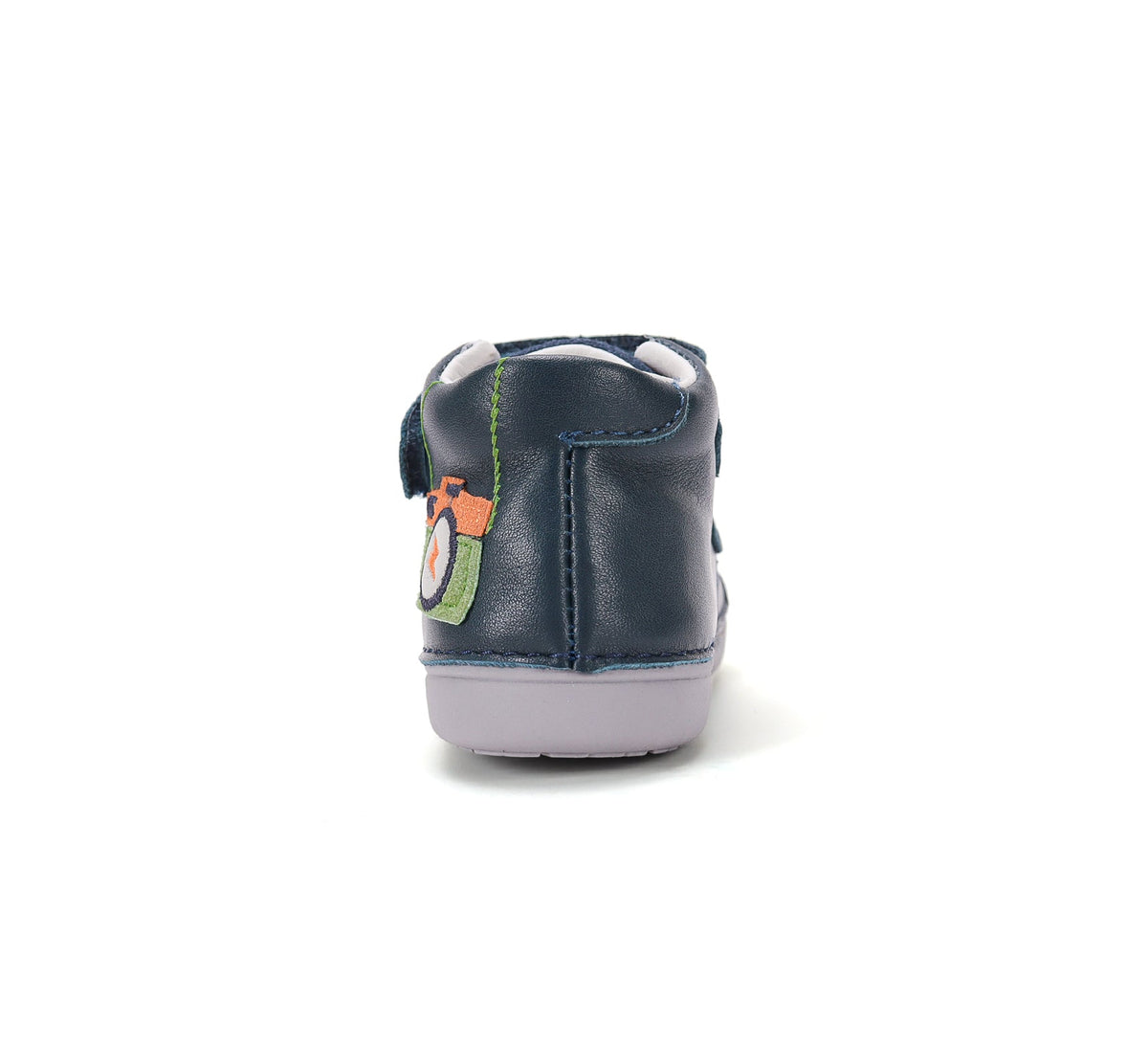 D.D.Step pantofi baieti Primii pasi 20-25 Royal Blue cu aparat foto