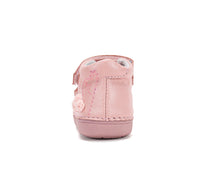 D.D.Step pantofi fete Primii pasi 20-25 Baby Pink cu pisica