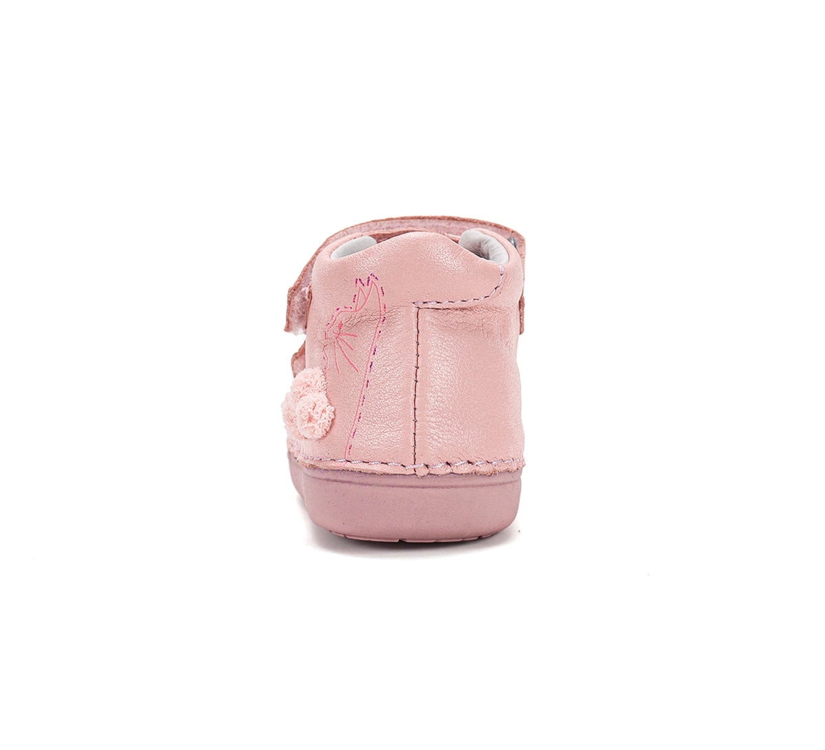 D.D.Step pantofi fete Primii pasi 20-25 Baby Pink cu pisica