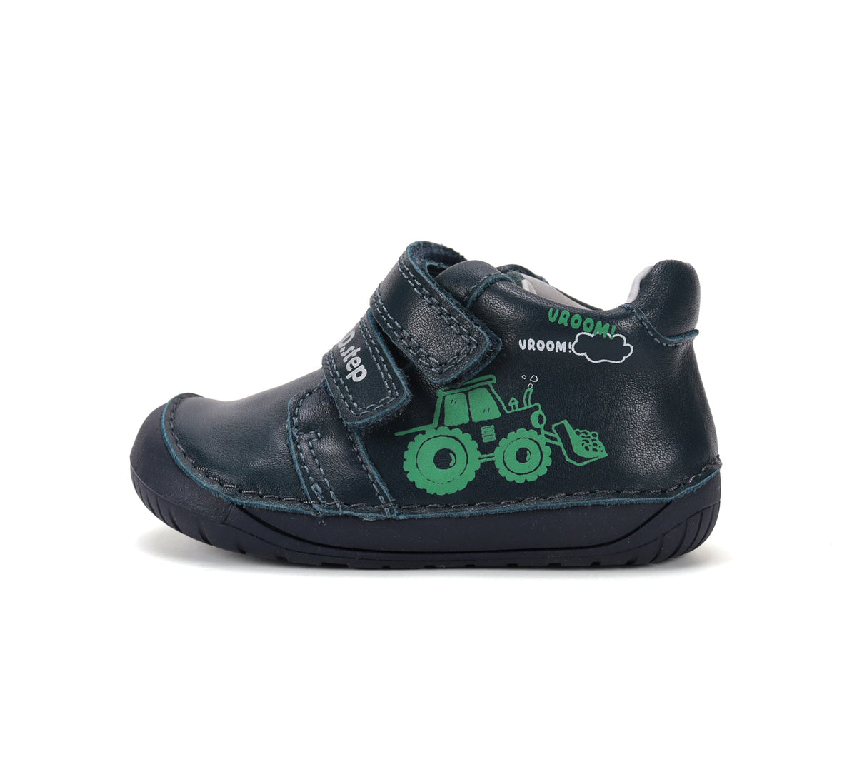 D.D.Step pantofi baieti Barefoot 20-25 Royal Blue cu tractor