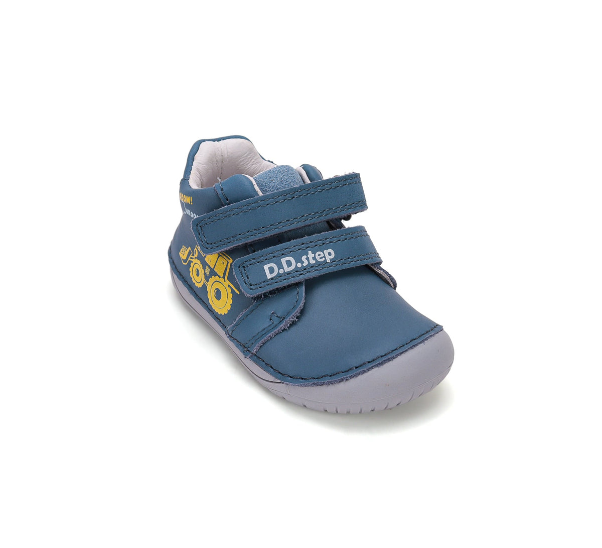 D.D.Step pantofi baieti Barefoot 20-25 Aero Blue cu tractor