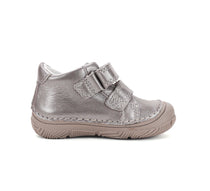 D.D.Step pantofi fete piele 20-25 Champagne cu ursulet